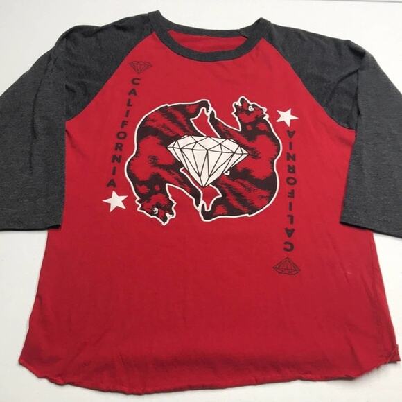 CALIFORNIA Women’s Large 3/4 Sleeve Tee Shirt - Picture 2 of 2